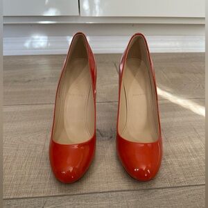 J. Crew Mona Patent Pumps Color Poppy